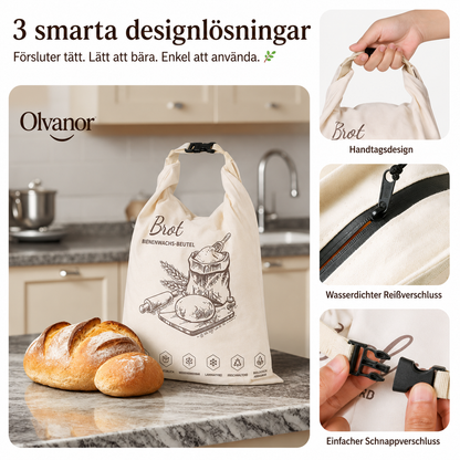 Bio-Bienenwachs-Brotbeutel – 100 % Baumwolle