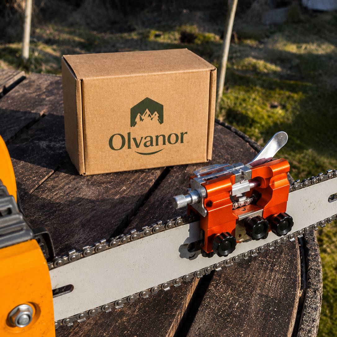 Olvanor – Kettenschärfwerkzeug für Kettensägen